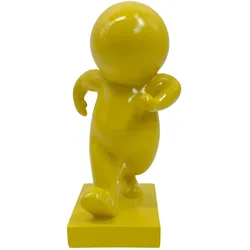 present time Statue Amigo Walking Medium citrine yellow