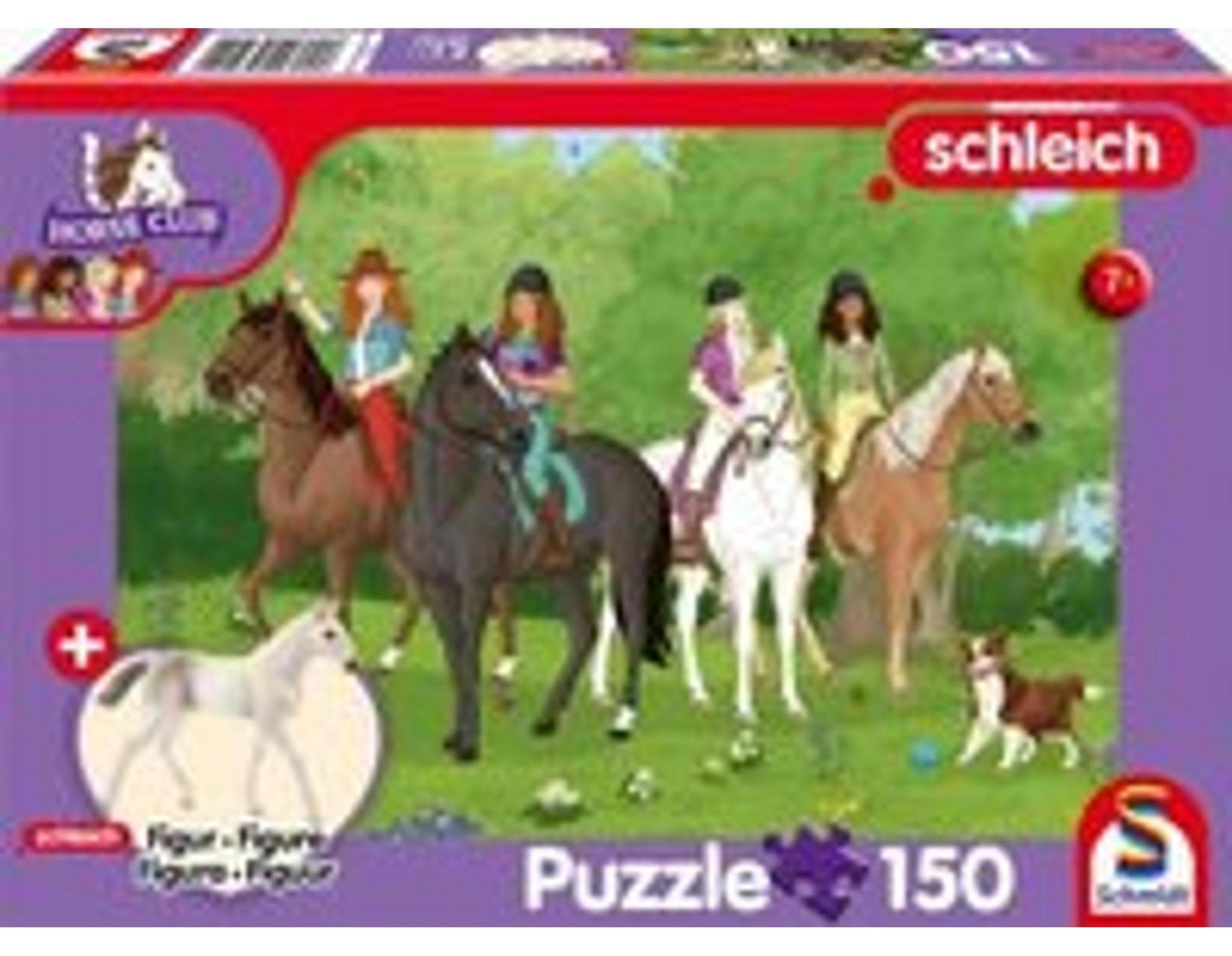 Schmidt Spiele Schleich Horse Club Holstein veulen puzzel