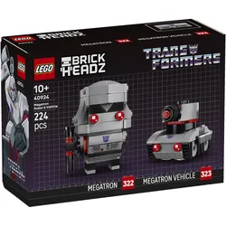 LEGO BrickHeadz Megatron: Roboter und Fahrzeug (40924, LEGO Brickheadz)