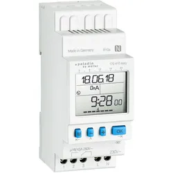 Csdk SL, Zeitschaltuhr, Schaltuhr digital Tag/Woche, 1 Kanal 30 Plätze, 1 Schalter 36mm, 230V, Verlustleistung 1,5, Programm