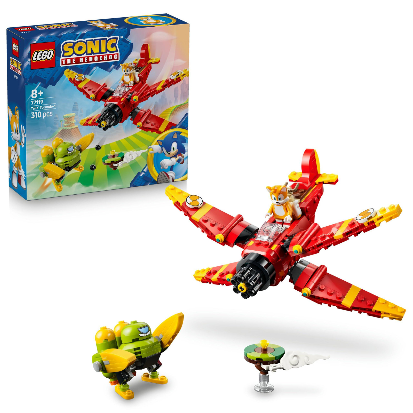 Lego Tornado-1 Vliegtuig van Tails