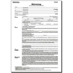 Sigel, Formular, 25 MV464 Mietverträge für Wohnraum