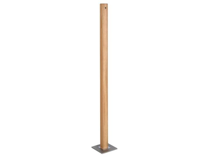 Stehlampe Leana Eiche h: 121cm, Leuchte: Nickel Matt Gebürstet