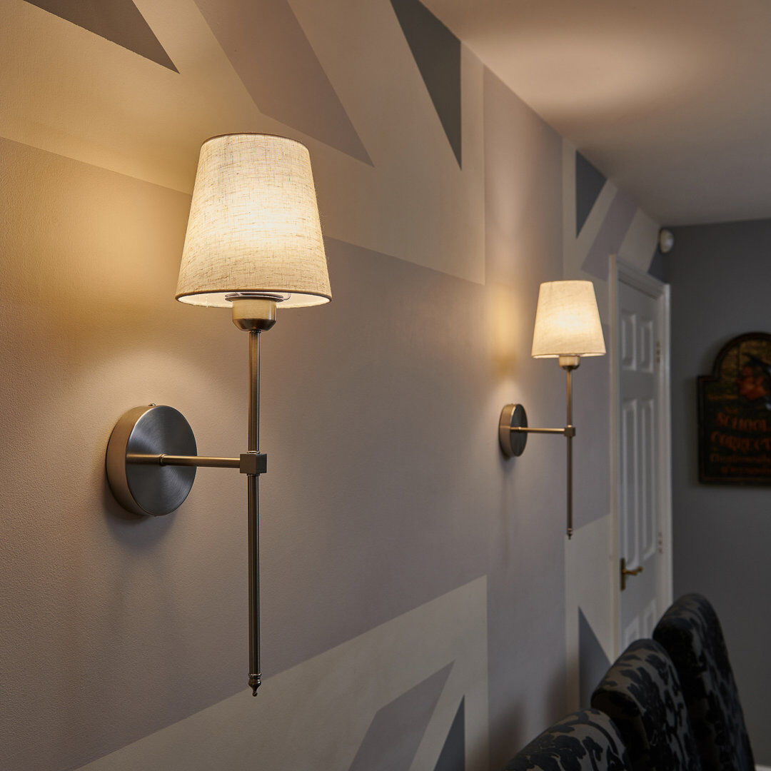 17 Stories Omniance Monaco Rechargeable Wireless Wall Lights with Remote - 2 Pack Bronze