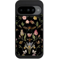 Nivocase Handyhülle für Google Pixel 10 Hülle NIVOpure Case Schwarz Biene Blumenkranz Blüte (Google Pixel 10), Smartphone Hülle, Schwarz