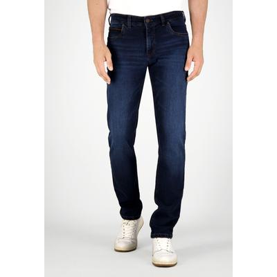 Stretch-Jeans ATELIER GARDEUR "Batu", Herren, Gr. W38/L34, Länge 34, blau (rinse), Obermaterial: 98% Baumwolle CO. 2% Elasthan EL., uni, modern fit, Jeans, Handgefertigte Veredelungen