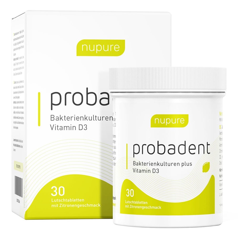 AixSwiss B.V. Nupure probadent lemon Mundflora Probiotikum Lutschtabletten 15399798