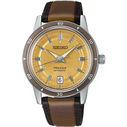 Seiko SRPL75J1 Presage Style 60's Herren-Armbanduhr Automatik Braun