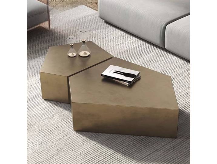 Glam Simple Table basse ornements cadre Design rangement Table basse moderne esthétique Meubles De Salon maison accessoires