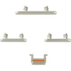 Seitentasten-Set, passend für iPhone 11, weiß