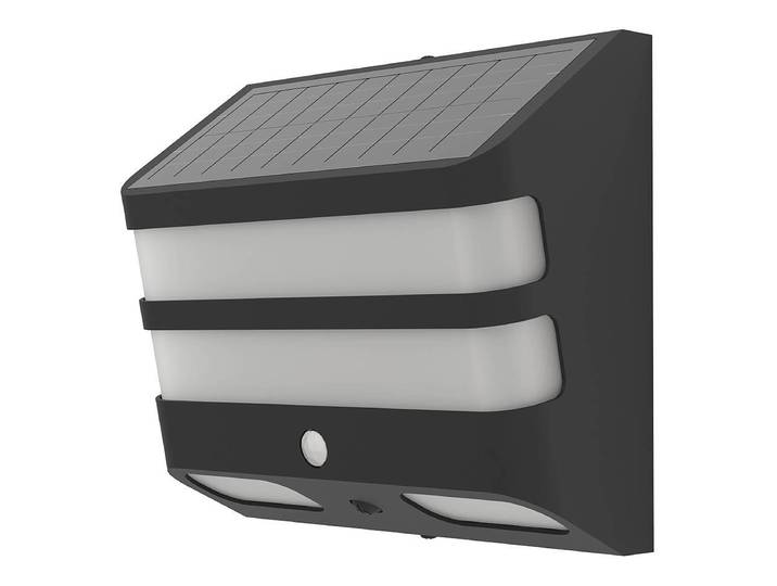 Applique murale LED 12 x 20 x 12cm Noir