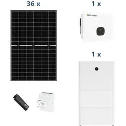 Growatt 'Solaranlage mit Stromspeich '(0% MwSt §12 III UstG)