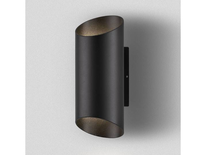 LED-Wandleuchte Ø 10cm Grau/Grau