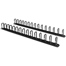 StarTech D-RING HOOK CABLE PANEL - 6FT., Serverschrank Zubehör, Schwarz
