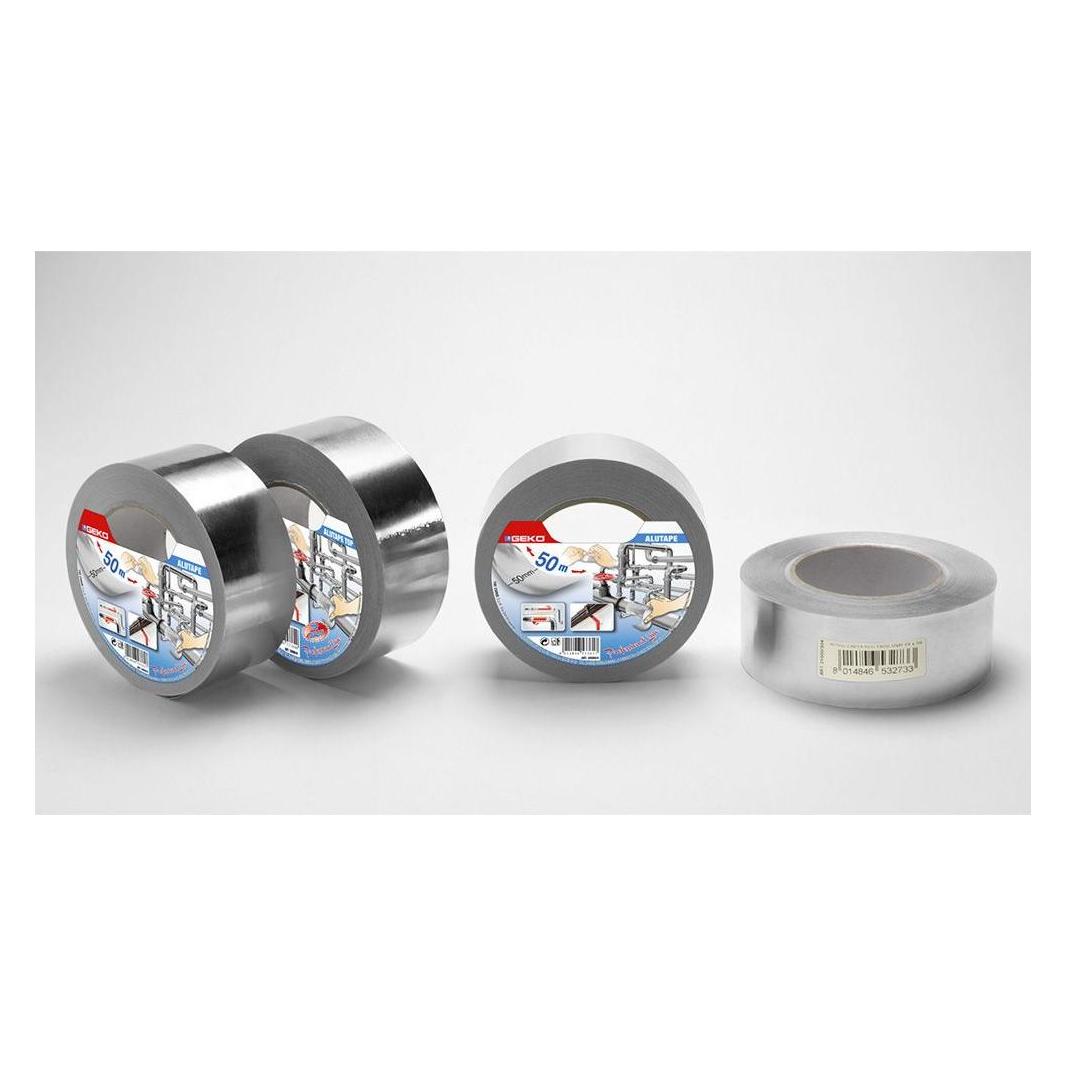 GEKO Isolierband 50 mm x 50 m Aluminium Silberfarben (50 mm) (49947239)