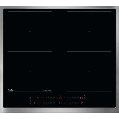 AEG Induktions-Kochfeld "TO64IM0FXB", schwarz, B:57,6cm H:4,4cm T:51,6cm, Kochfelder, mit vier Kochzonen, mit 14 Leistungsstufen, mit PowerBoost-Funktion