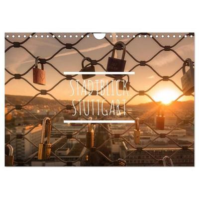 Stadtblick Stuttgart (Wandkalender 2027 DIN A4 quer), CALVENDO Monatskalender
