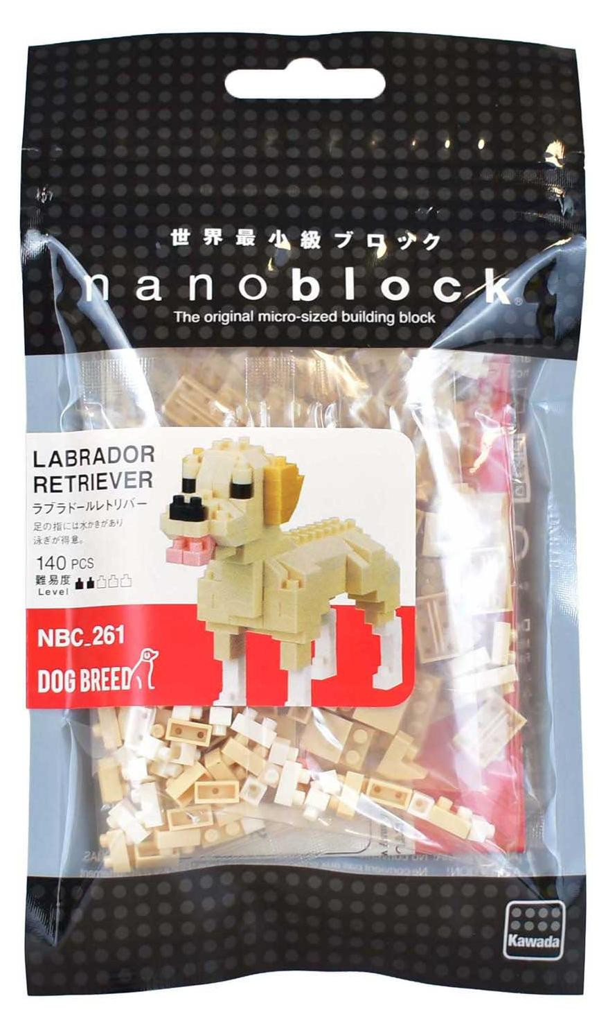 Nanoblock Hondenras Labrador Retriever Bouwset met 140 onderdelen