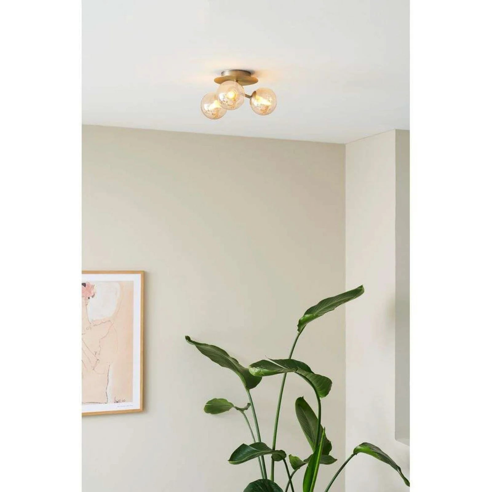 Halo Design Atom Trio plafondlamp wit - Metaal