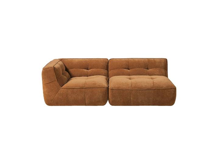 HABITAT - Méridienne droite modulable en tissu - Ocre foncé - Orieto