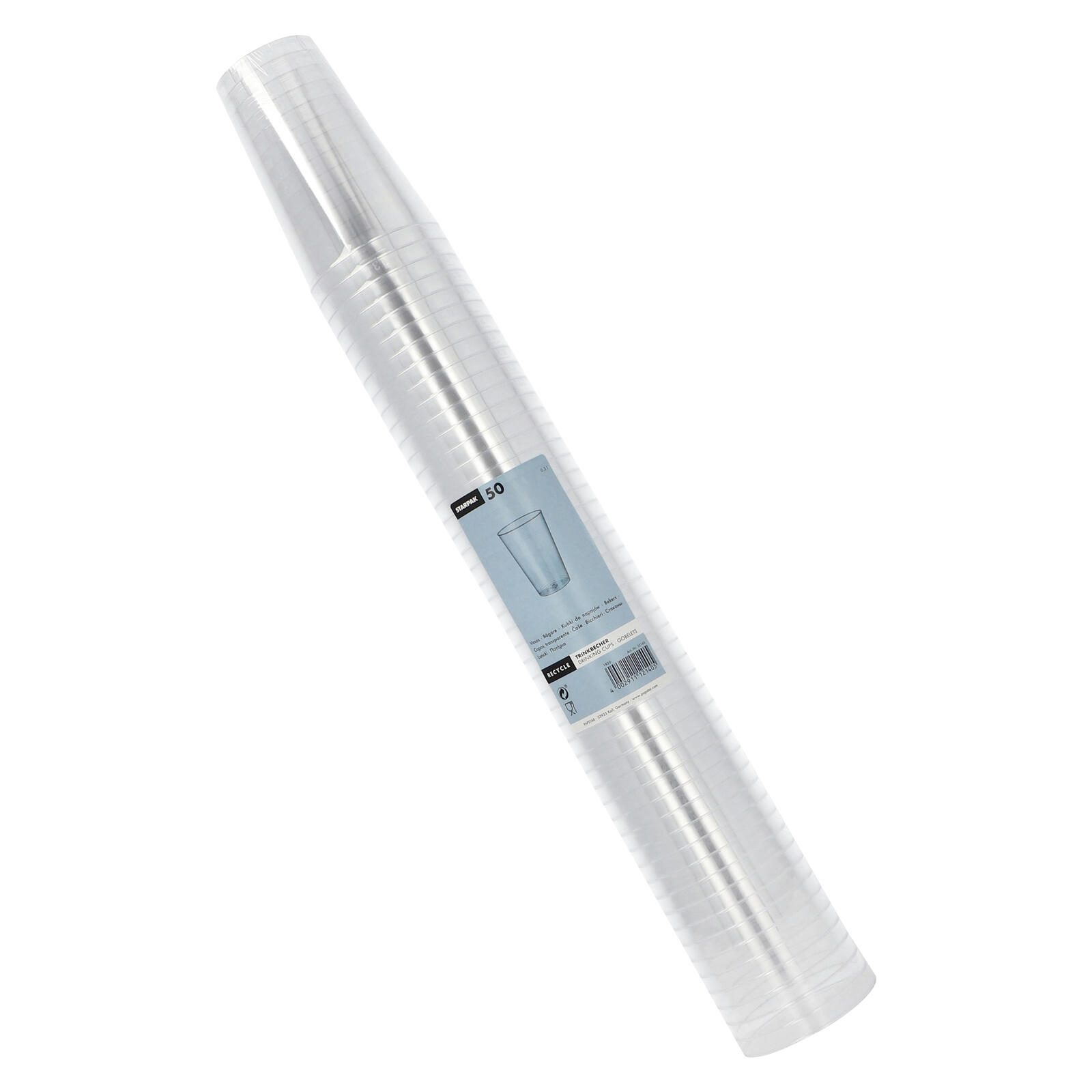 STARPAK Einweg-Trinkbecher 7.9 cm 0,3 l glasklar 12140