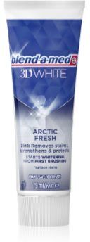 Blend 3D White Arctic Fresh dentífrico branqueador 75 ml. 3D White Arctic Fresh