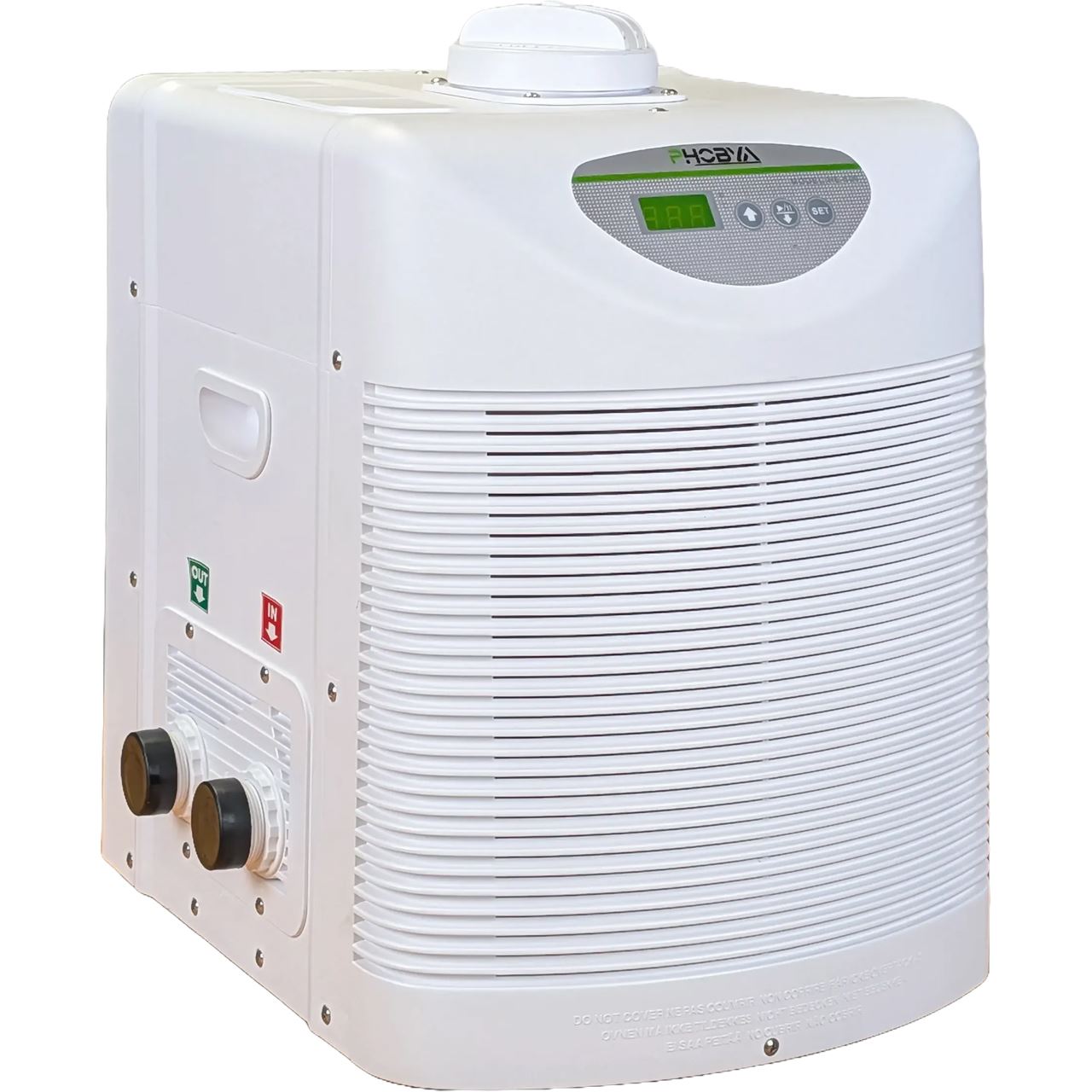 Phobya HE-500 Durchlaufkühler mit Pumpe und Filter Weiß