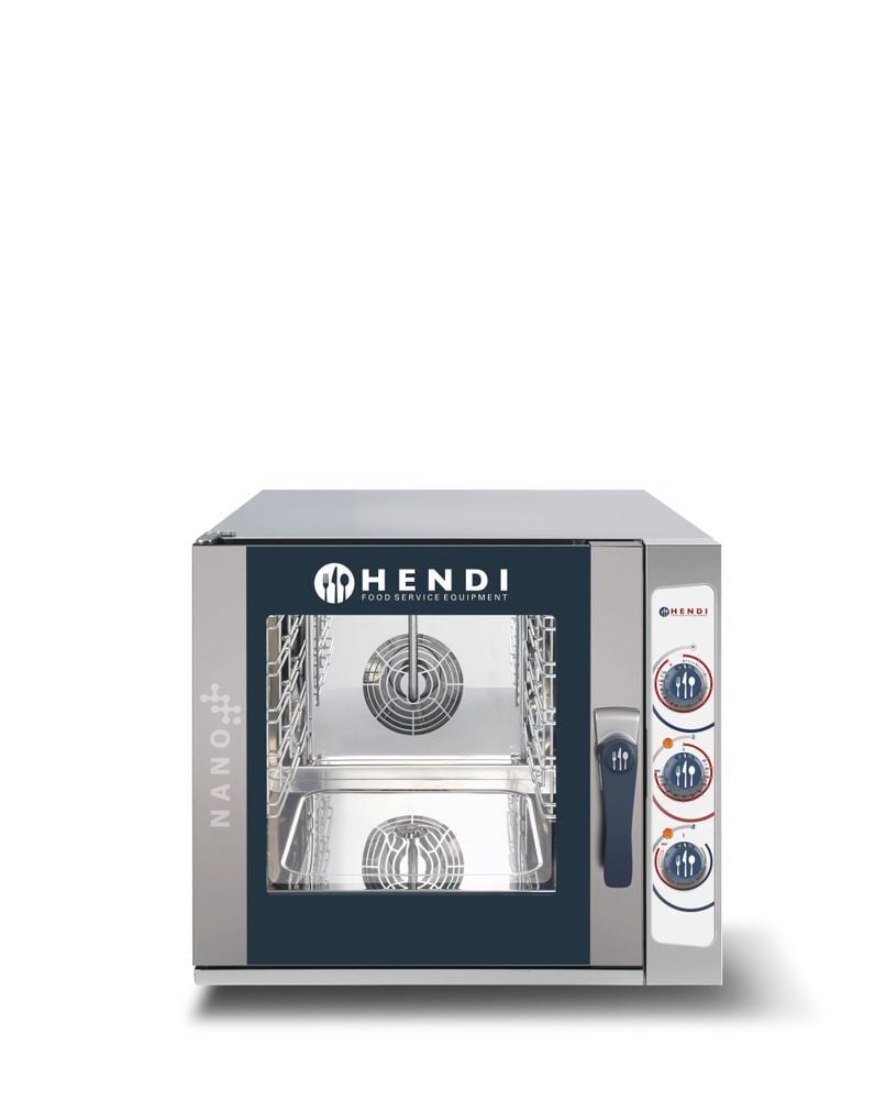 HENDI Combinatieoven, handmatig bediend, geschikt voor 5 GN 2/3 bakplaten
