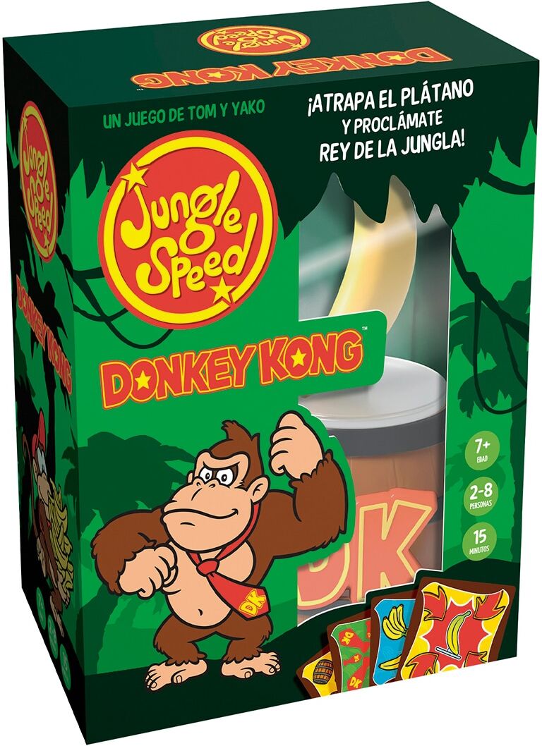 Asmodee Juego de Mesa Jungle Speed Donkey Kong .