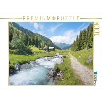 CALVENDO Puzzle Dischmatal Davos | 1000 Teile Lege-Größe 64x48cm Foto-Puzzle für glückliche Stunden