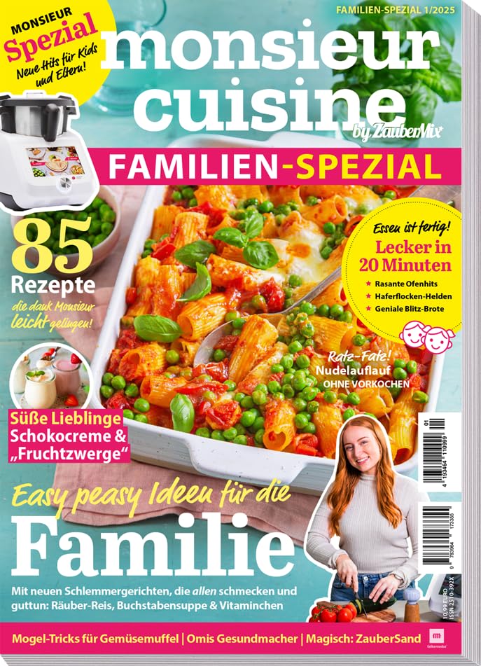 Redaktion mein Zaubertopf - Monsieur Cuisine by ZauberMix - Familien-Spezial - 01/2025 - 85 Rezepte - 20 Minuten Gerichte - All in One - Süße Lieblinge - Preis vom 30.09.2026 22:30:23 h
