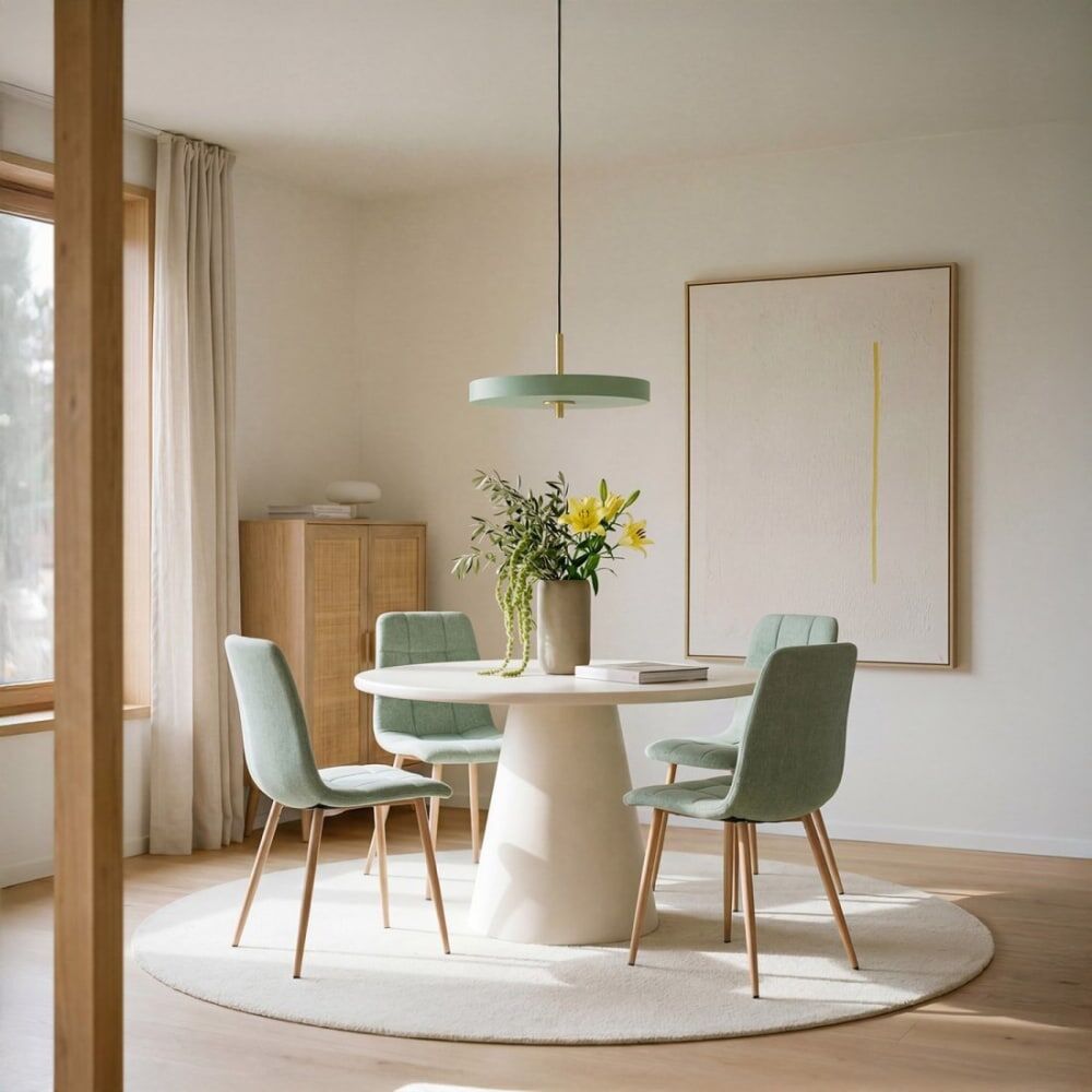 Klast Home Packs 4 sillas tela menta 43 cm x 88 cm cm