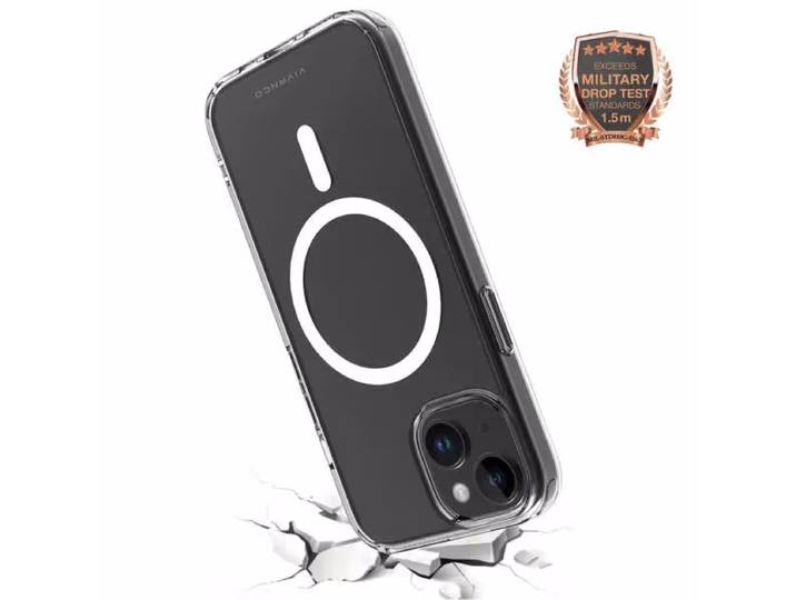 Vivanco MagSteady AntiShock Cover iPhone15 Schutzhülle iPhone 15 – Handyhülle/Handy Tasche