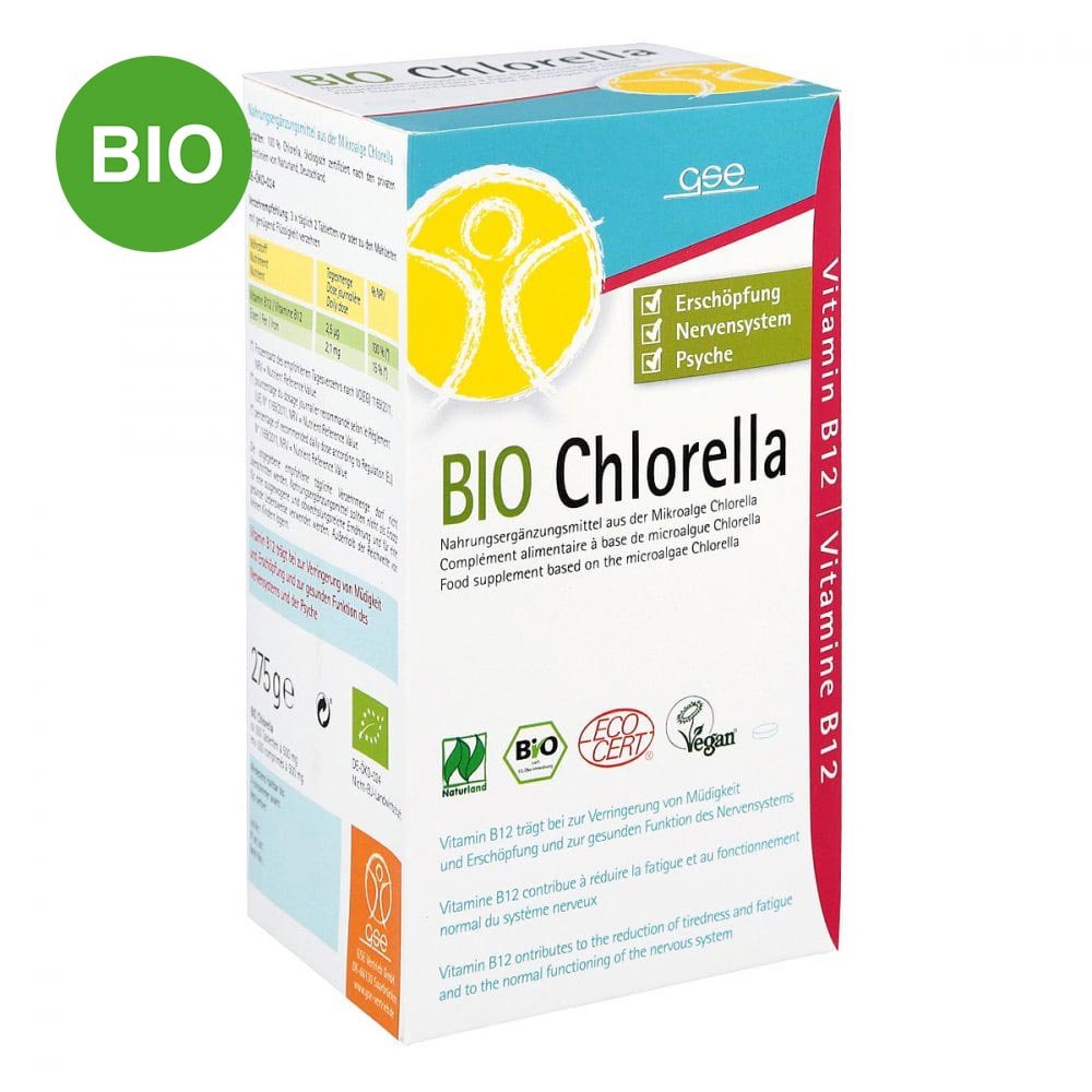 GSE Vertrieb Biologische Nahrungsergänzungs- & Hei Chlorella 500 mg Bio Naturland Tabletten 00806996