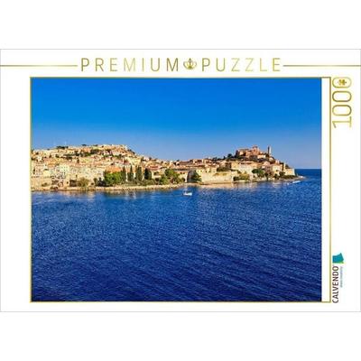 CALVENDO Puzzle Faszinierendes Elba - Das Historisches Zentrum von Portoferraio | 1000 Teile Lege-Größe 64x48cm Foto-Puzzle für glückliche Stunden