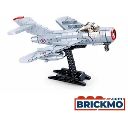 Sluban Model Bricks Russischer Düsenjet M38-B0983