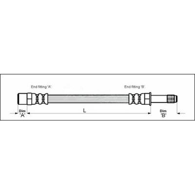 METZGER AUTOTEILE Bremsschlauch 4110048 für BMW