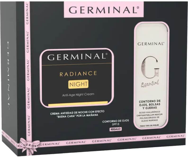 GERMINAL Pack Radiance Night 50 ml + Essential Contorno Ojos 15 ml