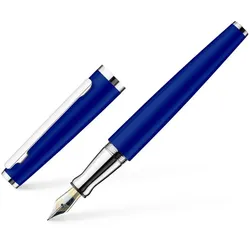 Faber-Castell Otto Hutt design06 Füller blau glanz M