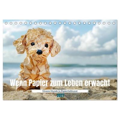 Wenn Papier zum Leben erwacht (Tischkalender 2027 DIN A5 quer), CALVENDO Monatskalender