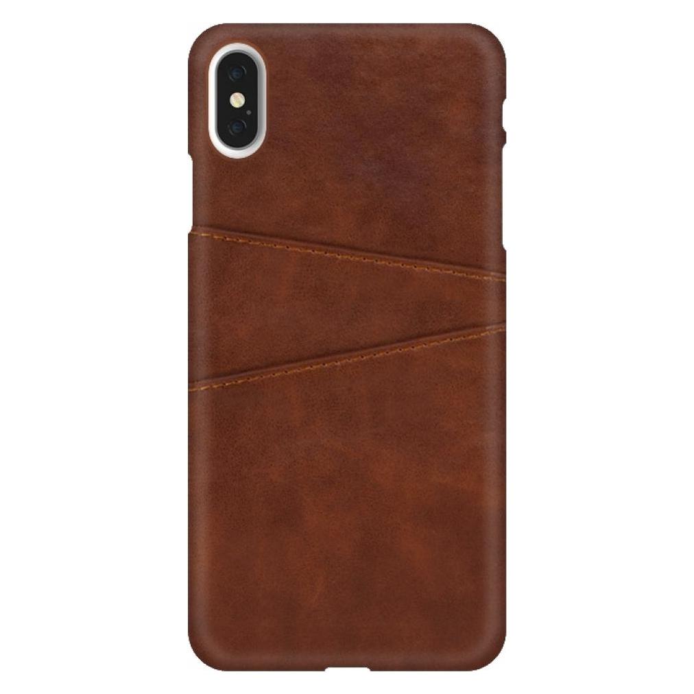 Screenguard Apple iPhone XS Max CardCaddy Leder Backcase mit Kartenfächern (Apple iPhone XS Max) (00024835)