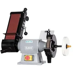 Elmag, Schleifmaschine + Poliermaschine, Kombi-Schleifmaschine KSM 1000/200, 400 Volt (Doppelschleifer)