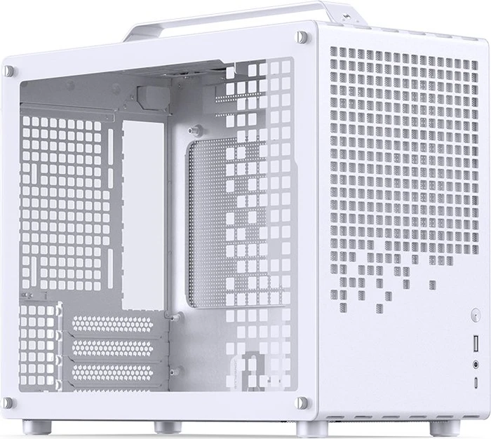 Jonsbo Jonsplus Z20 Micro-ATX Gehäuse, mit Tragegriff - weiß