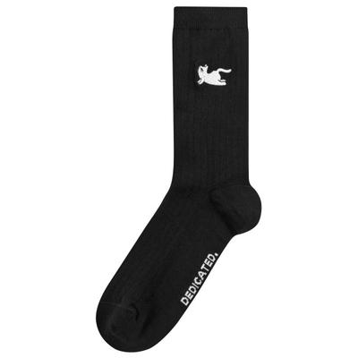 DEDICATED - Rib Socks Knivsta Cobra Pose - Multifunktionssocken 36-40 | EU 36-40 schwarz