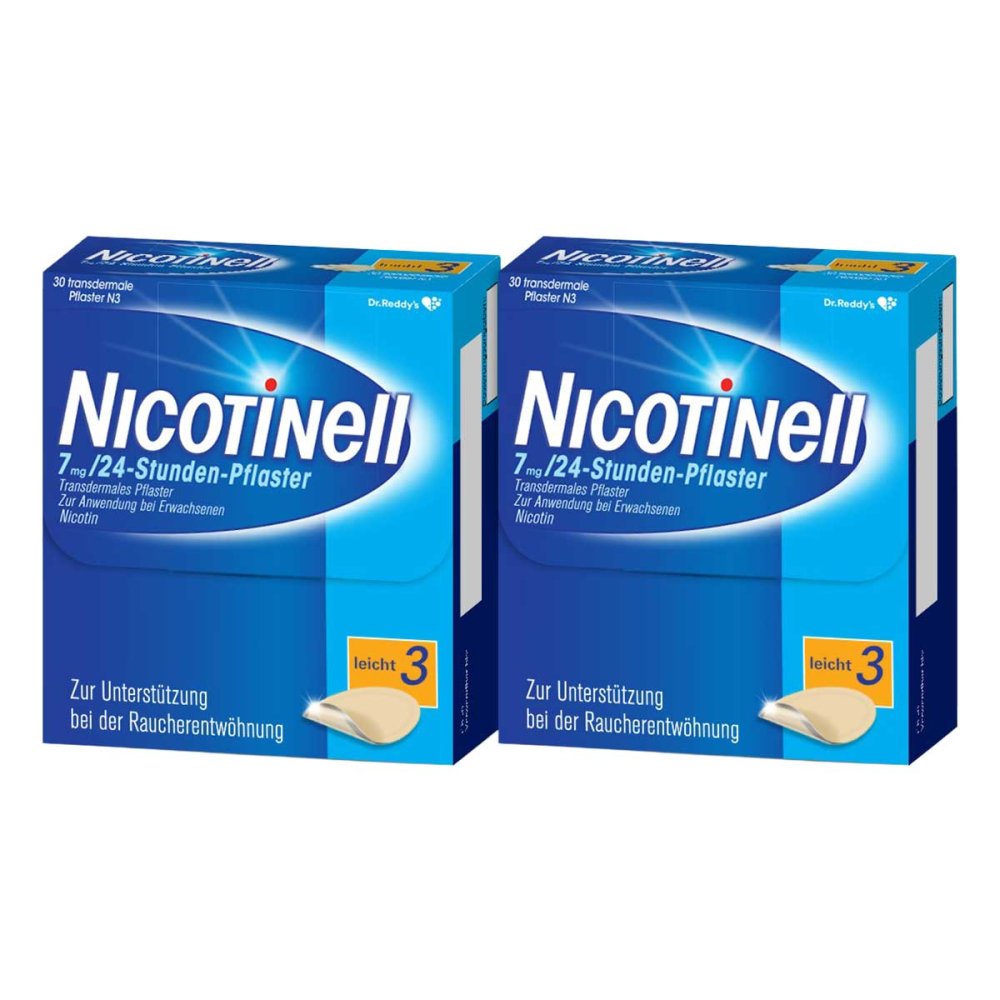 Cooper Consumer Health Deutschland GmbH Nicotinell 7mg/24-Stunden-Nikotinpflaster, Leicht (3) 08108864