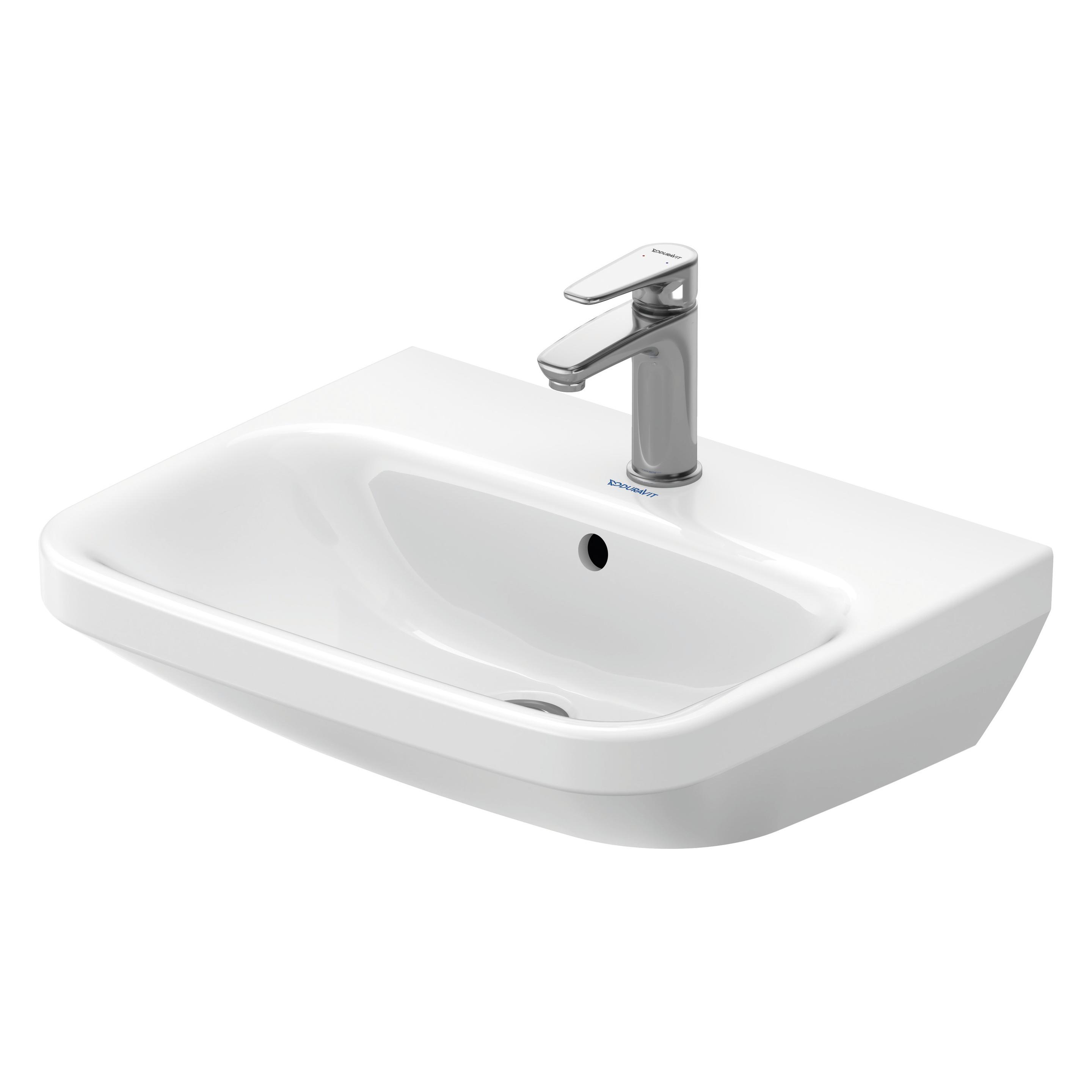 Duravit Waschtisch DURASTYLE m ÜL HLB 550x440mm 1 Hahnloch weiss WG (440 mm, 550 mm) (23195500001)