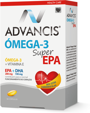 Advancis Suplemento Alimentar de Ómega 3 Super EPA 30 cápsulas