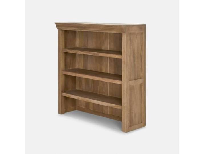 LOBERON Aufsatzregal Millhaven , braun Küchenmöbel, Lebendige Holzmaserung, Klassische Profilleisten & Kassettenoptik, Zusätzliche Stauraumebene