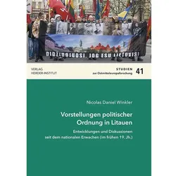 Vorstellungen politischer Ordnung in Litauen, Fachbücher von Nicolas Daniel Winkler