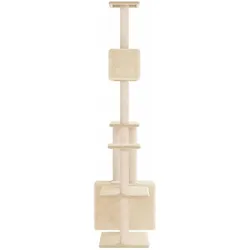 vidaXL Kratzbaum (177.50 cm, Creme), Katzenbaum